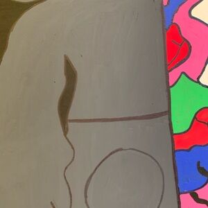 Hand crafted Kaws painting